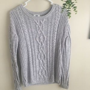 Cozy gray sweater